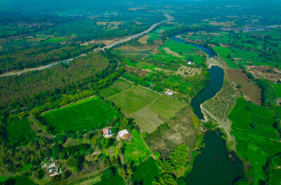 River Side Farmland At Bargi